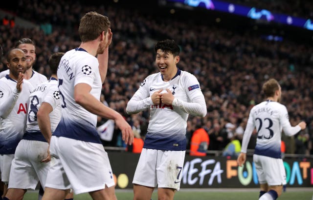 Jan Vertonghen, left, and Son Heung-min both found the net 