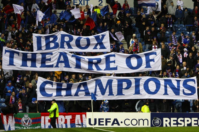 Rangers are hoping to see Champions League action return to Ibrox 