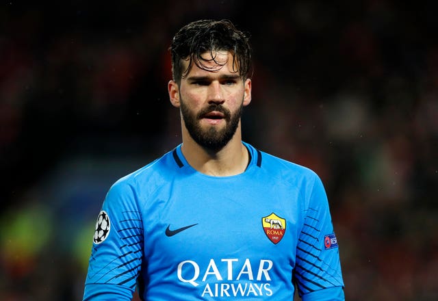 AS Roma’s Ramses Alisson could be a target for Liverpool (Martin Rickett/Empics/PA)