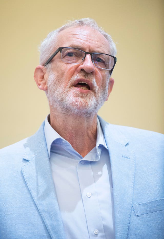 Jeremy Corbyn at STUC rally