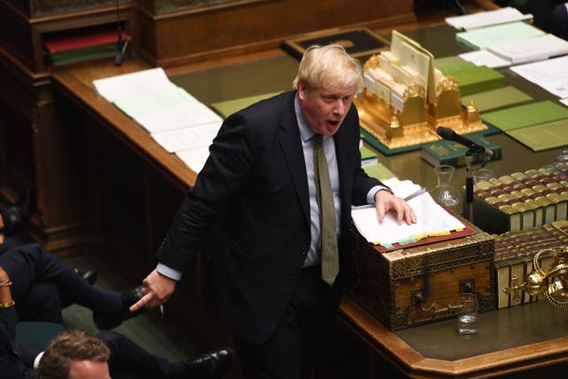 Boris Johnson at PMQs