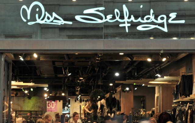 Miss Selfridge store