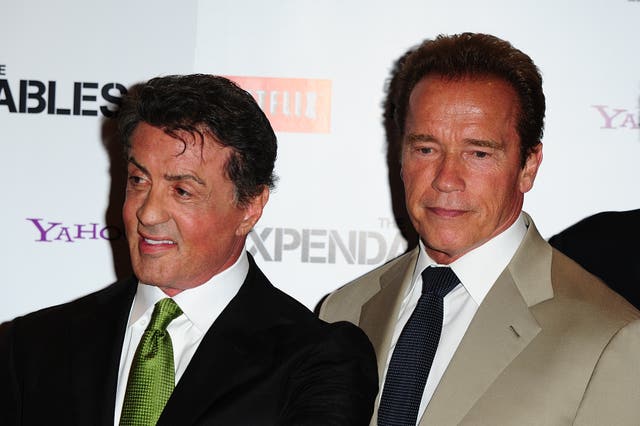 Sylvester Stallone and Arnold Schwarzenegger