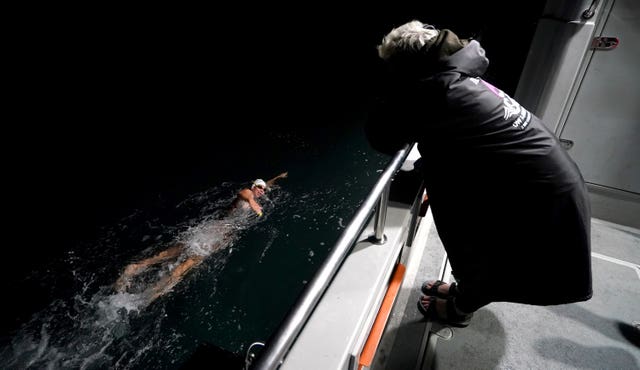 English Channel swimming record