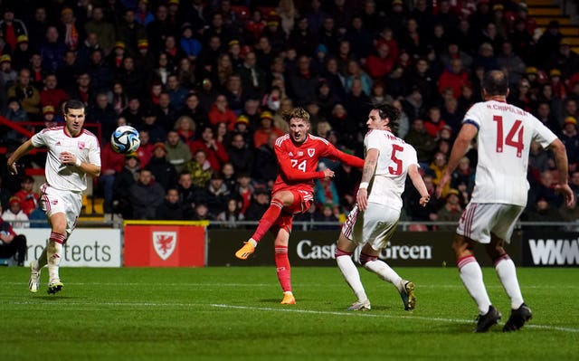 Charlie Savage impresses Rob Page during his Wales debut