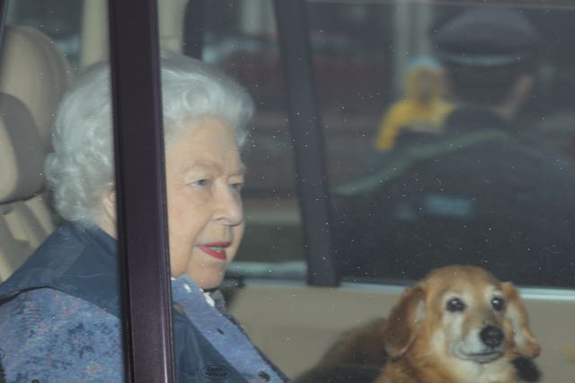 The Queen left Buckingham Palace earlier than normal for her traditional Easter break at Windsor Castle because of the virus outbreak. Aaron Chown/PA Wire