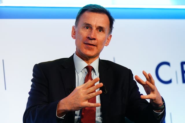 Chancellor Jeremy Hunt