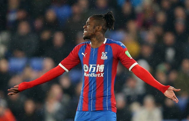 Crystal Palace’s Wilfried Zaha