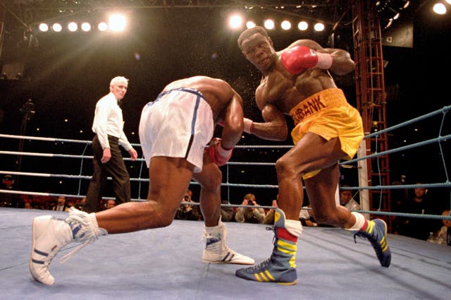 Boxing – WBC & WBO Super Middleweight – Chris Eubank v Nigel Benn – Old Trafford Stadium, Manchester