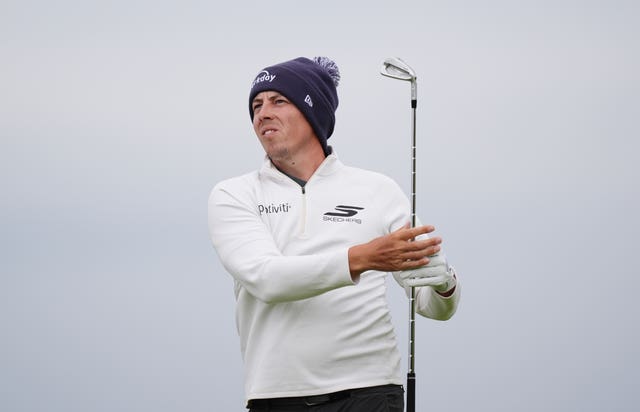 Matt Fitzpatrick competes at The Open