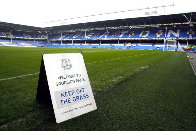 Goodison Park has a capacity of 39,572 (Martin Rickett/PA Images)