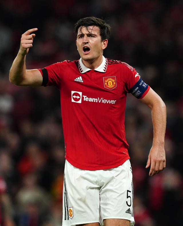Harry Maguire in action for Manchester United