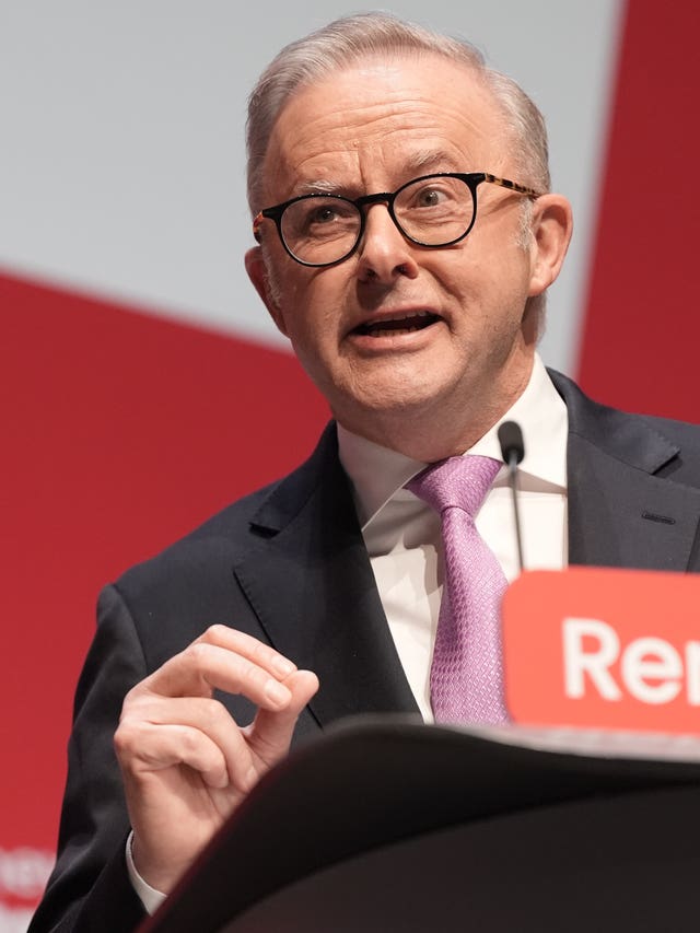 Anthony Albanese has written to the PM (Stefan Rousseau/PA)