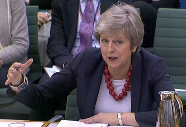 Theresa May gives evidence to the Liaison Committee