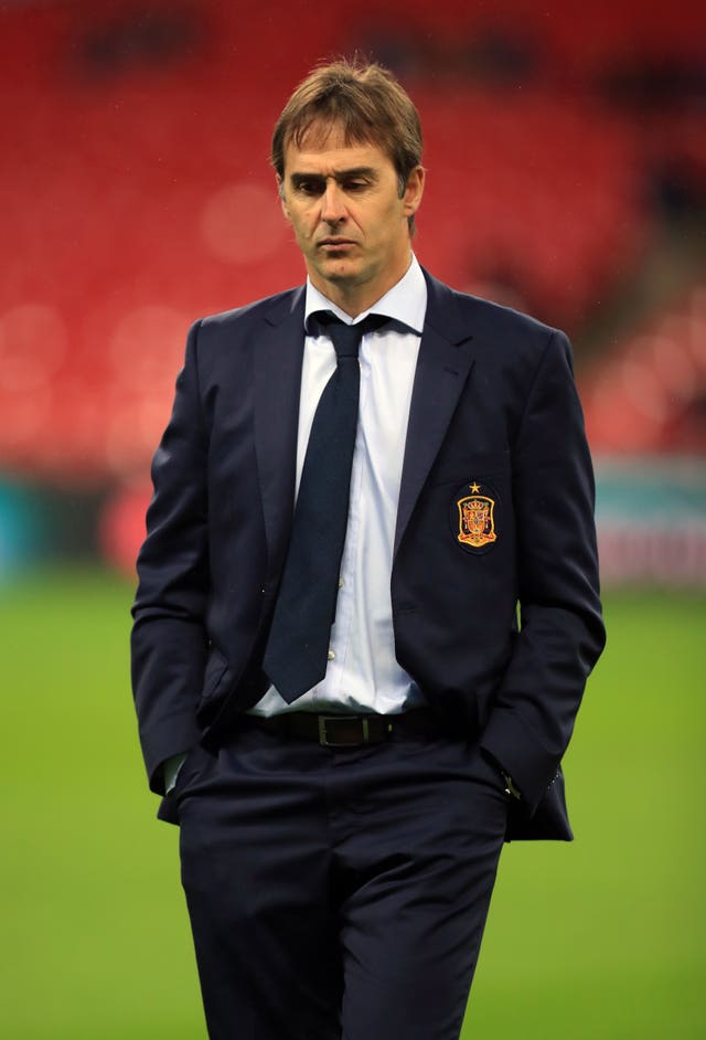 Julen Lopetegui was sacked by Spain on the eve of the World Cup