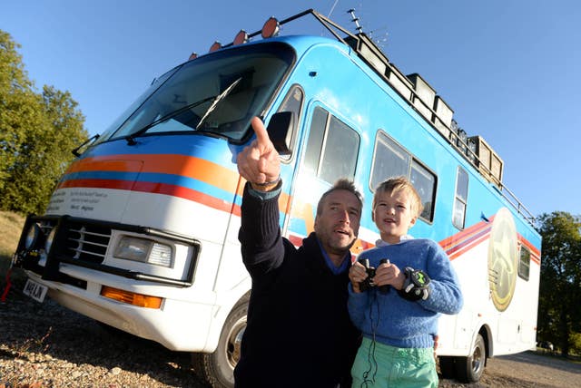 Ben Fogle and son Ludo