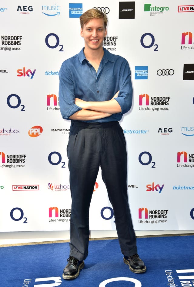 George Ezra  on the red carpet