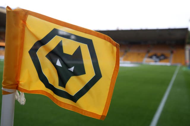 The logo on a corner flag
