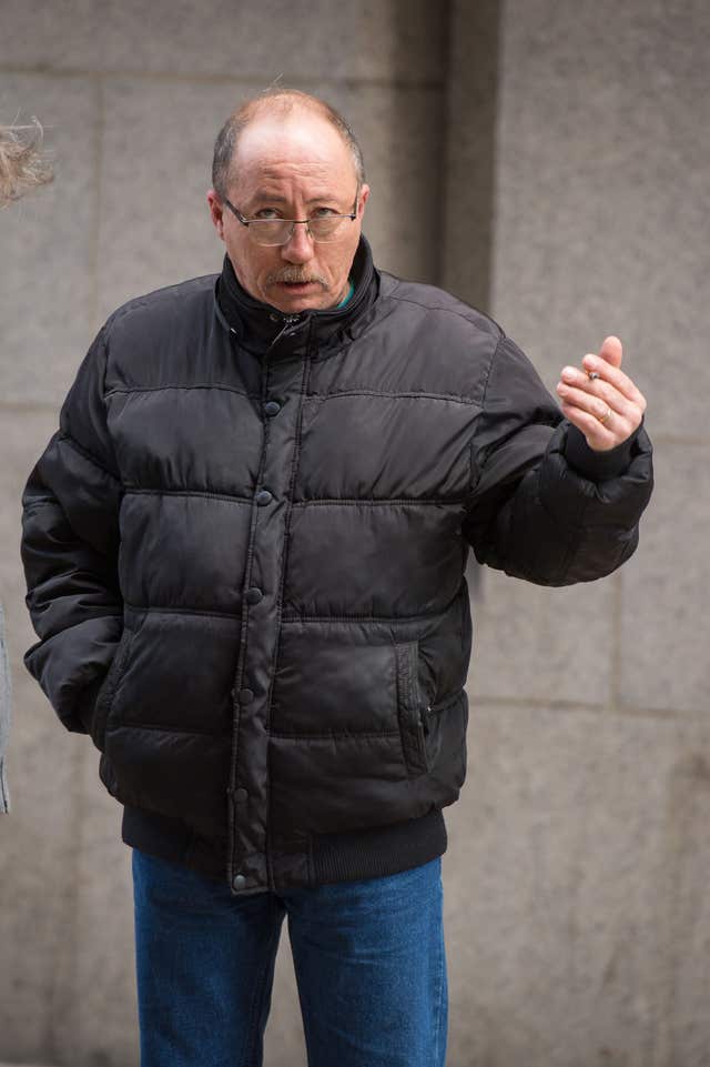 Sophie Lionnet’s step-father Stephane Devallonne attends the trial at the Old Bailey (Dominic Lipinski/PA)