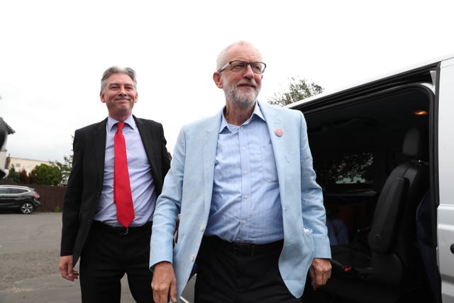 Jeremy Corbyn and Richard Leonard