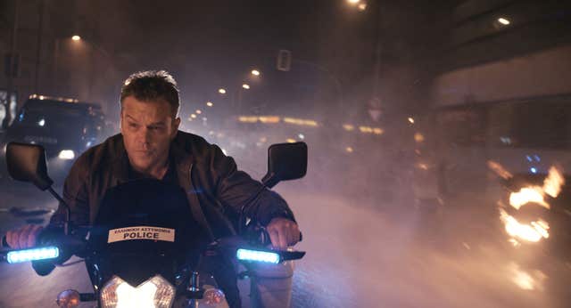 A scene from the Jason Bourne film