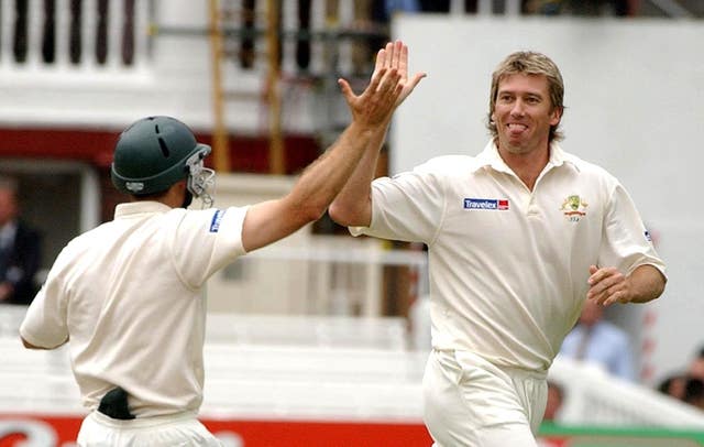 Glenn McGrath took nine wickets in the opening Test