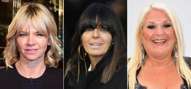Zoe Ball, Claudia Winkleman and Vanessa Feltz
