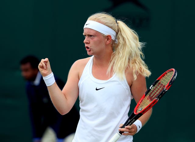 Jones had only won her first slam qualifying match on Monday