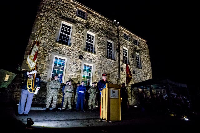 Viscount Brookeborough gives oration