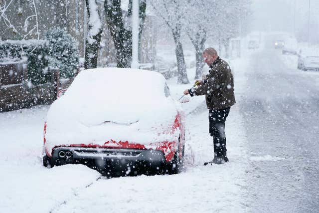 Snow in County Durham