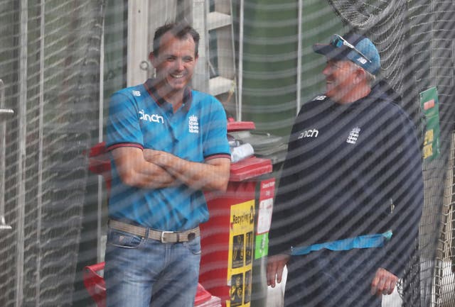 CEO Tom Harrison (left) and head coach Chris Silverwood (right) will face scrutiny.