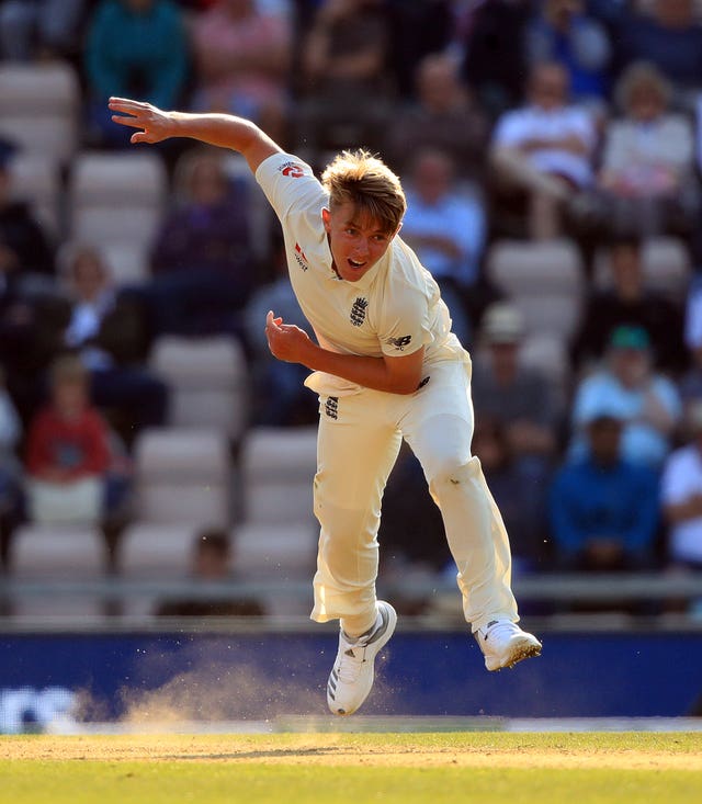 Sam Curran weighed in with the wicket of Mackram on the opening day of England's first Test against South Africa in Centurion.