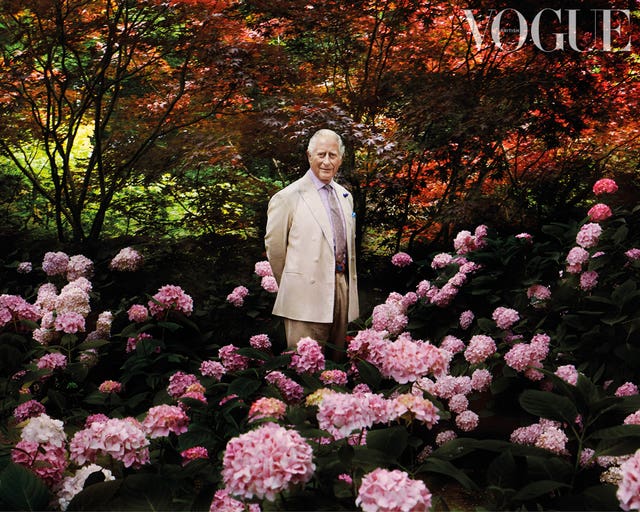 Prince of Wales in British Vogue