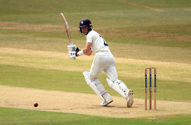 Jordan Cox, pictured, was a capable foil for Bell-Drummond (Adam Davy/PA)