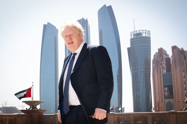 Boris Johnson visit to the UAE and Saudi Arabia