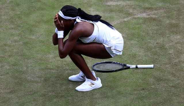 Cori Gauff could not believe what she had done