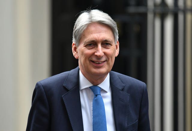 Chancellor Philip Hammond (Dominic Lipinski/PA)