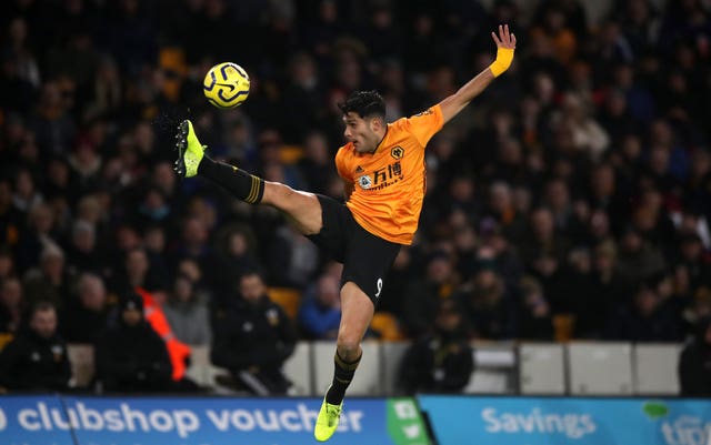 Raul Jimenez showed some excellent control