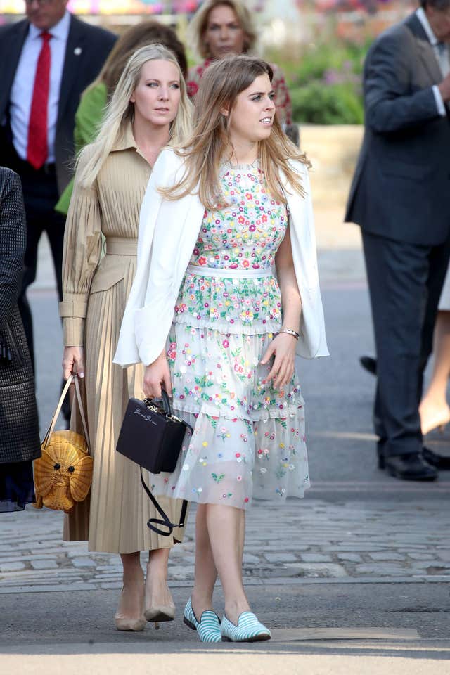 Princess Beatrice joined the Queen and other royals at the annual show (Chris Jackson/PA)