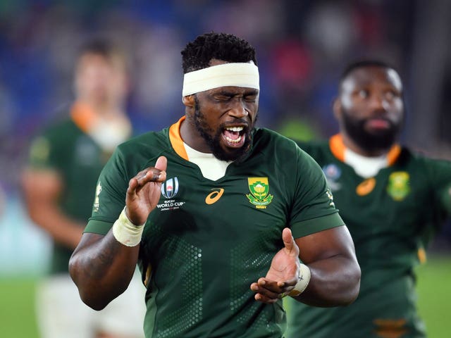 Siya Kolisi will win his 50th cap in the World Cup final