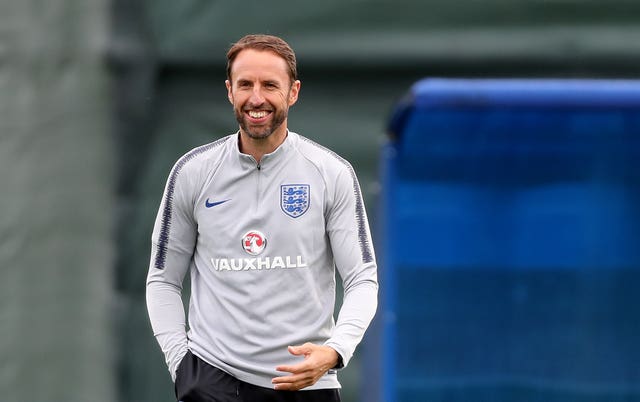 Gareth Southgate joked with the squad about giving himself an injury headache
