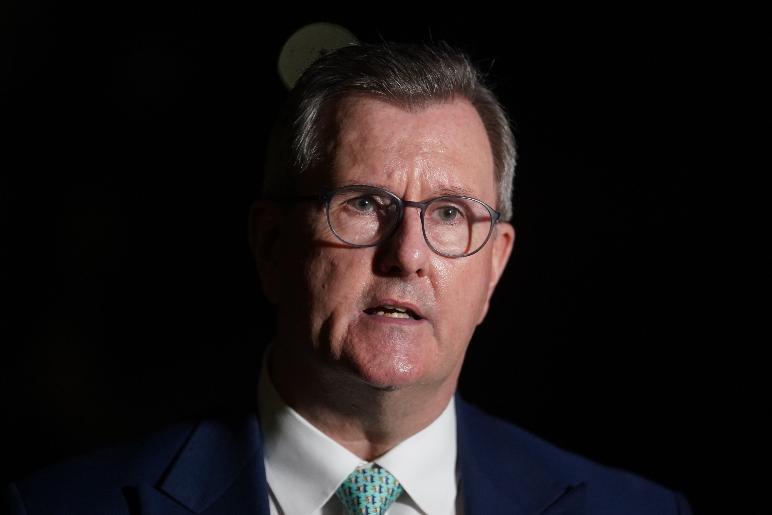 DUP leader Sir Jeffrey Donaldson