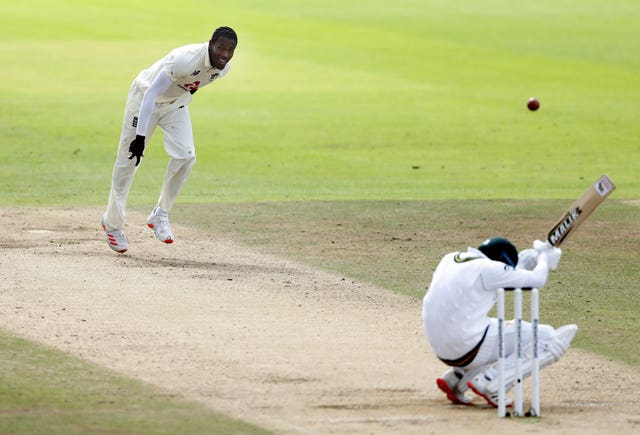 Jofra Archer bowled serious pace in the afternoon session 