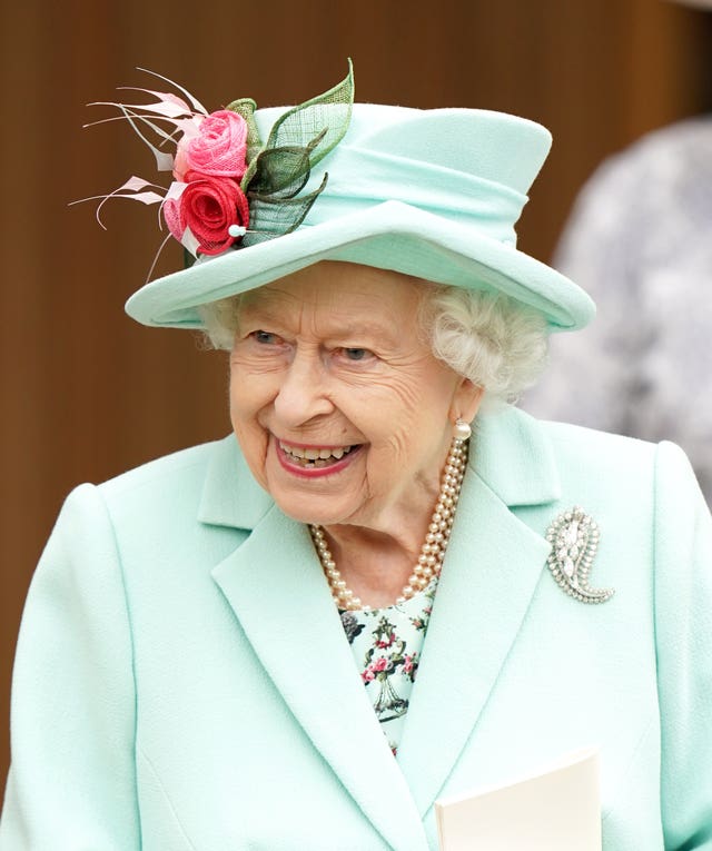 Queen Elizabeth II leaves Royal Ascot at Ascot Racecourse in 2021