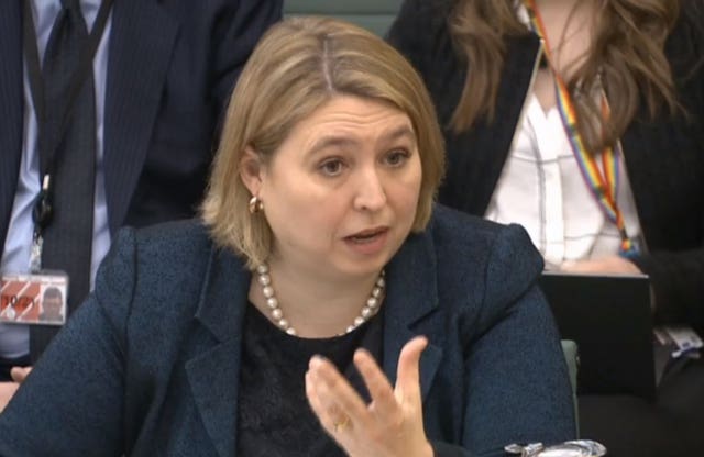 Northern Ireland Secretary Karen Bradley gives evidence to the Northern Ireland Affairs Committee