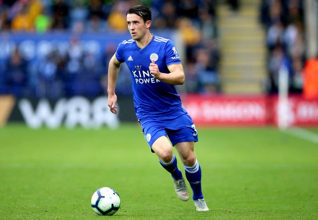 Ben Chilwell has been in impressive form for Leicester this season (Nigel French/PA).