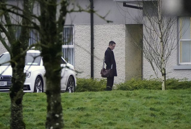 Enoch Burke outside Wilson’s Hospital School