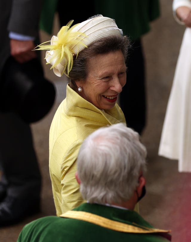 The Princess Royal arrives for day three of Royal Ascot at Ascot Racecourse