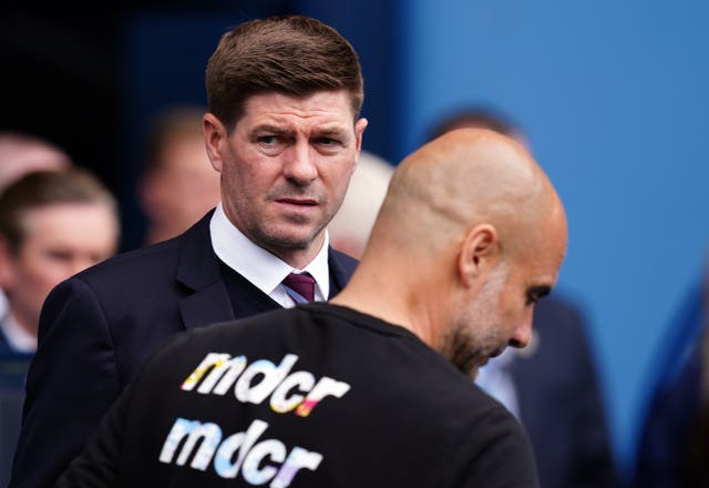 Steven Gerrard almost did the job for his former club Liverpool