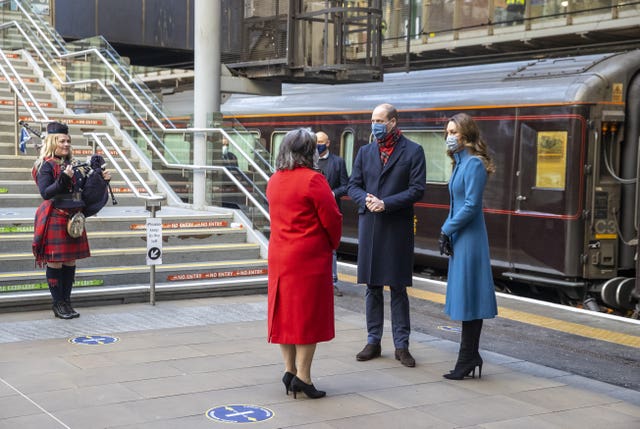 Duke and Duchess of Cambridge royal train tour